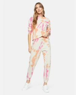 Allover Tie Dye Fleece Jogger