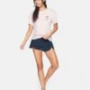 Tres Palms GF Crew Tee -HURLEY Sales 3hcu2255 washed coral 1