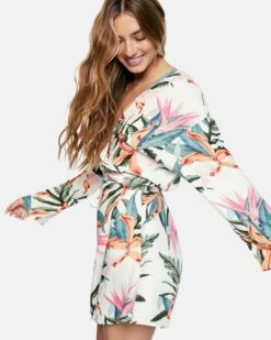 Tama Wrap Dress 11 Tama Wrap Dress -HURLEY Sales 3hcv0710 pink 4