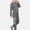 Billie Script Perfect Fleece Jogger -HURLEY Sales 3hcz8877 thunder grey 1