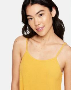 Claire Rib Tank Dress -HURLEY Sales 3hkd0536 honey gold 4