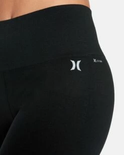 SEAMLESS PATTERNED LEGGING -HURLEY Sales 3hkp0654 caviar 5