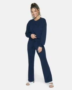 EASY FLARE PANT -HURLEY Sales 3hkp0660 mood indigo 4