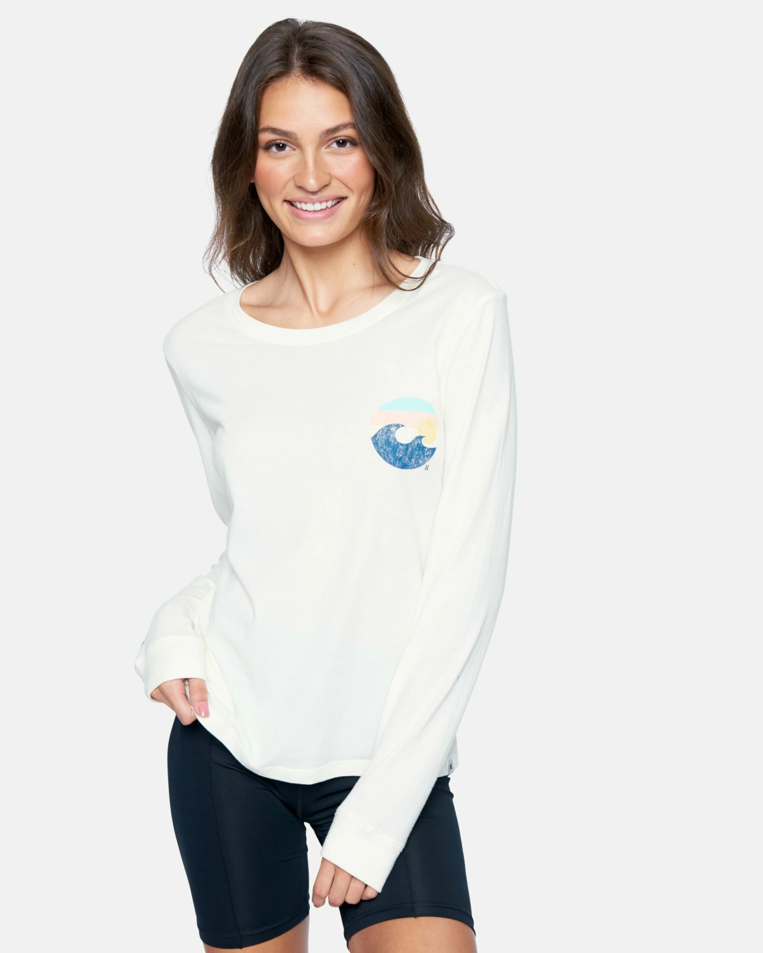 Stripe Waves Classic Long Sleeve Tee 3 Stripe Waves Classic Long Sleeve Tee