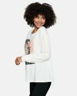 Tower 17 Boyfriend Long Sleeve T-Shirt -HURLEY Sales 3hl1640484 marshmallow 3
