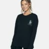 BAD APPLES GRACE OVERSIZED LONG SLEEVE TEE 1 BAD APPLES GRACE OVERSIZED LONG SLEEVE TEE -HURLEY Sales 3hl6730749 caviar 1