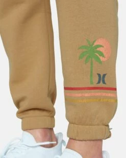 77 COLORS FLEECE JOGGER -HURLEY Sales 3hp5080753 iced coffee 5