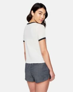 Reminisce Baby Ringer Tee -HURLEY Sales 3hs04690618 marshmallow 2