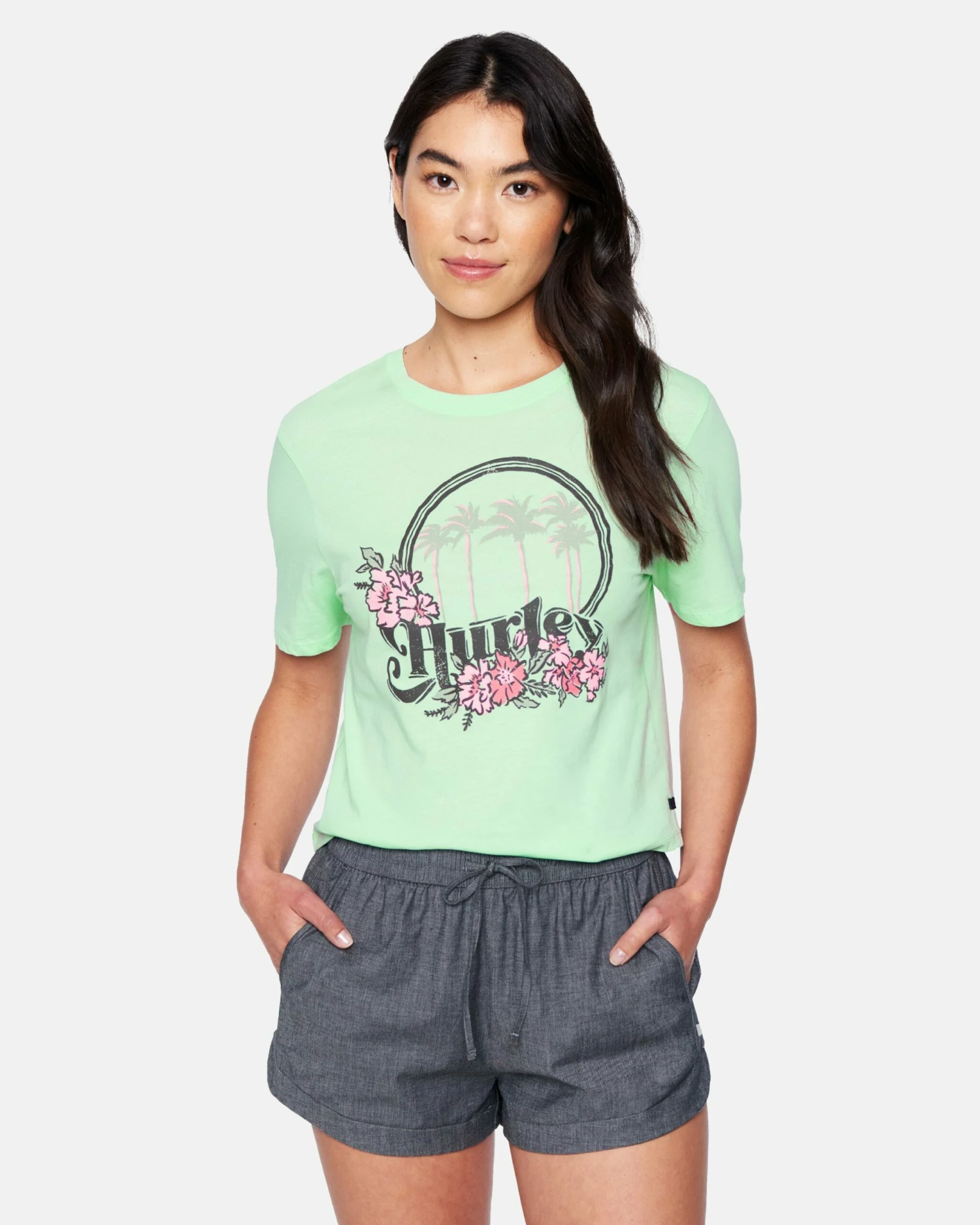 Nicks Cropped Crew Short Sleeve T-Shirt 3 Nicks Cropped Crew Short Sleeve T-Shirt