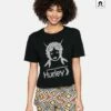 Hurley X Black Girls Surf Cropped Crew Short Sleeve T-Shirt 1 Hurley X Black Girls Surf Cropped Crew Short Sleeve T-Shirt -HURLEY Sales 3hs1570669 caviar 1