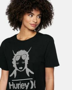 Hurley X Black Girls Surf Cropped Crew Short Sleeve T-Shirt 10 Hurley X Black Girls Surf Cropped Crew Short Sleeve T-Shirt -HURLEY Sales 3hs1570669 caviar 4