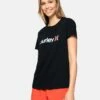 Oao Ditzy Washed Relaxed Girlfriend Tee -HURLEY Sales 3hs1590257 black 2