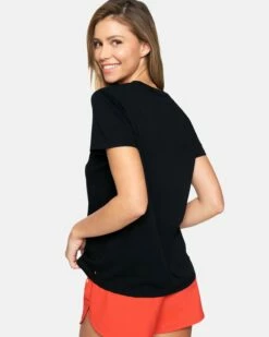 Oao Ditzy Washed Relaxed Girlfriend Tee 9 Oao Ditzy Washed Relaxed Girlfriend Tee -HURLEY Sales 3hs1590257 black 3