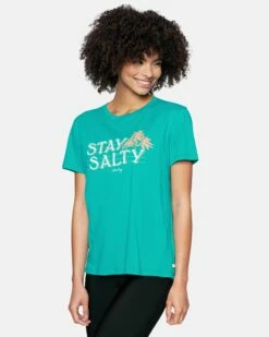 Salty Daze Relaxed Girlfriend Short Sleeve T-Shirt 9 Salty Daze Relaxed Girlfriend Short Sleeve T-Shirt -HURLEY Sales 3hs1590552 columbia 3