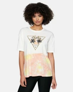Persea Tie Dye Boyfriend Short Sleeve T-Shirt