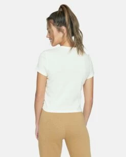 MINGO RIB BABY TEE -HURLEY Sales 3hs6690747 marshmallow 2