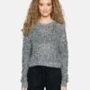 Twisted Open Knit Sweater 2 Twisted Open Knit Sweater -HURLEY Sales 3hsj0396 caviar marshmallow 1