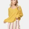 Wear It Both Ways Sweater -HURLEY Sales 3hsl0241 misted yellow 1 v2