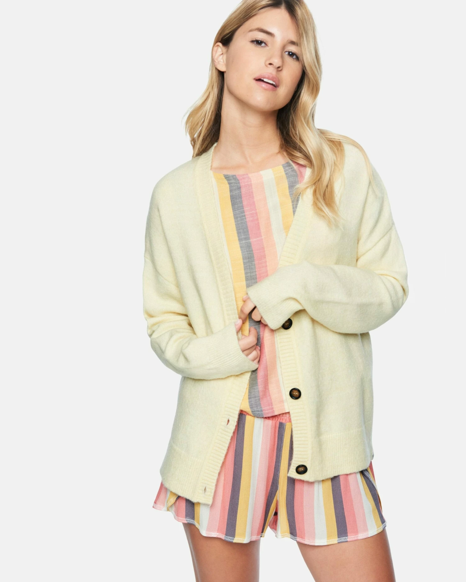 Button Front Cardigan 3 Button Front Cardigan