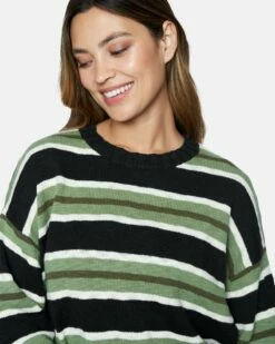 MORGAN PULLOVER SWEATER -HURLEY Sales 3hsl0621 caviar sweater 4