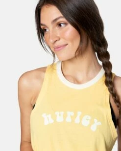Retro Stoke Ringer Tank 12 Retro Stoke Ringer Tank -HURLEY Sales 3ht01550189 cornsilk 5