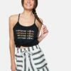 Summer Vibes Strappy Tank -HURLEY Sales 3ht0880094 black 1