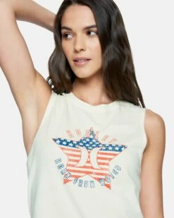 Staricana Washed Muscle Tank -HURLEY Sales 3ht1560188 tofu 5