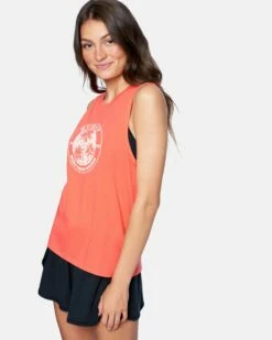 Palmicana Muscle Crewneck Tank -HURLEY Sales 3ht1560197 cayenne 3