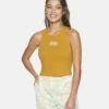 TALLIE CROP RIB TANK -HURLEY Sales 3ht6680708 honey gold 1