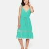 Peasant Midi Dress 1 Peasant Midi Dress -HURLEY Sales 3hwd0531 green blue 1