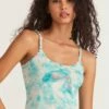 LoveShackFancy X Hurley - Easy Ridin Tank -HURLEY Sales 3hwkt0719 blue dreamy tie dye 3