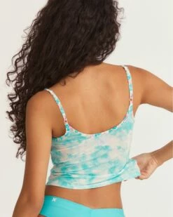 LoveShackFancy X Hurley - Easy Ridin Tank -HURLEY Sales 3hwkt0719 blue dreamy tie dye 5