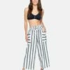 Everyday Wide Leg Pant 1 Everyday Wide Leg Pant -HURLEY Sales 3hwp0122 tofu stripe 1