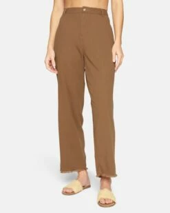TWILL STRAIGHT LEG PANT