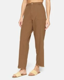 TWILL STRAIGHT LEG PANT -HURLEY Sales 3hwp0637 mocha bisque 3