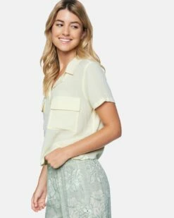 Flap Pocket Button Down -HURLEY Sales 3hws0237 seedpearl 3 v2