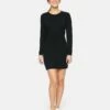 H2O-DRI Long Sleeve Dress 2 H2O-DRI Long Sleeve Dress -HURLEY Sales CT1219 BLACK 1 vv3
