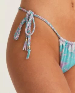 LoveShackFancy X Hurley - Under The Sea Reversible Braided Cheeky Tie Side Bikini Bottom 13 LoveShackFancy X Hurley - Under The Sea Reversible Braided Cheeky Tie Side Bikini Bottom -HURLEY Sales HLSFB103 UNDERTHESEA 5
