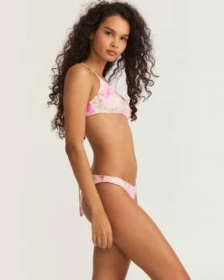 LoveShackFancy X Hurley - Hibiscus Reversible Moderate Bikini Bottom -HURLEY Sales HLSFB106 HIBISCUS 5