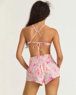 LoveShackFancy X Hurley - Hibiscus High Waist Aquas Boardshorts 2.5" -HURLEY Sales HLSFS100 HIBISCUS 3