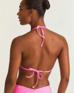 LoveShackFancy X Hurley - Rhinestone Fixed Tri Bikini Top 13 LoveShackFancy X Hurley - Rhinestone Fixed Tri Bikini Top -HURLEY Sales HLSFT106 COTTONCANDY 7