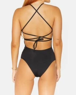 One And Only Solid One Piece 8 One And Only Solid One Piece -HURLEY Sales HO1008 BLACK 2