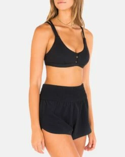 Hurley X Moore Aloha Solid 2.5" High Waist Boardshort 10 Hurley X Moore Aloha Solid 2.5" High Waist Boardshort -HURLEY Sales HS1068 BLACK 4