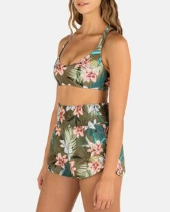 VINTAGE PALM HIGH WAIST BOARDSHORT 2.5" -HURLEY Sales HS1101 PINE GROVE 3