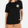 Sunshine Smiley Girlfriend Tee -HURLEY Sales HU143K3 BLACK 01