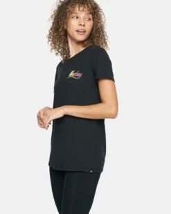 Retro Beach Perfect Short Sleeve Crew Tee -HURLEY Sales cq6402 black 2