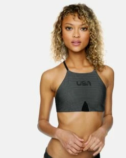 USA Phantom High Neck Surf Top