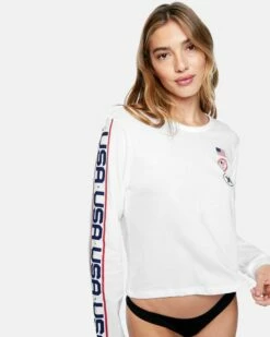 HURLEY USA Perfect Long Sleeve Tee