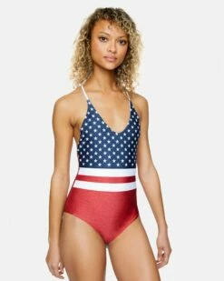 HURLEY Reversible True Blue One Piece