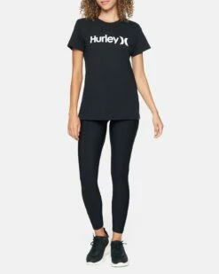 One And Only Perfect Crew Tee -HURLEY Sales cw7979 black 4 V2